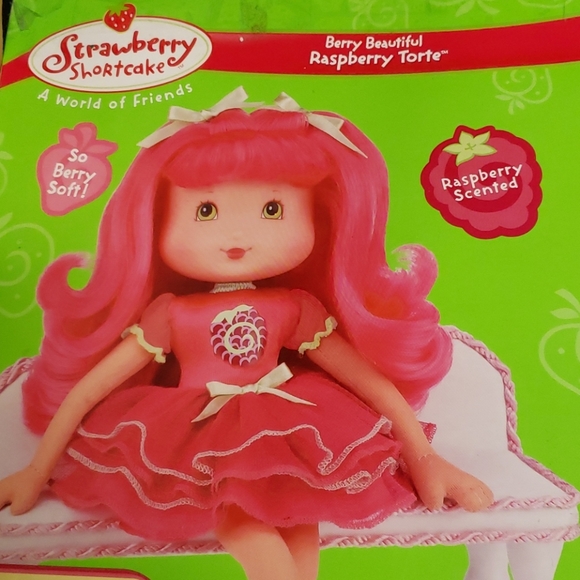 Vintage Strawberry Short Cake doll Raspberry Torte 12" doll new on original box - Picture 3 of 6